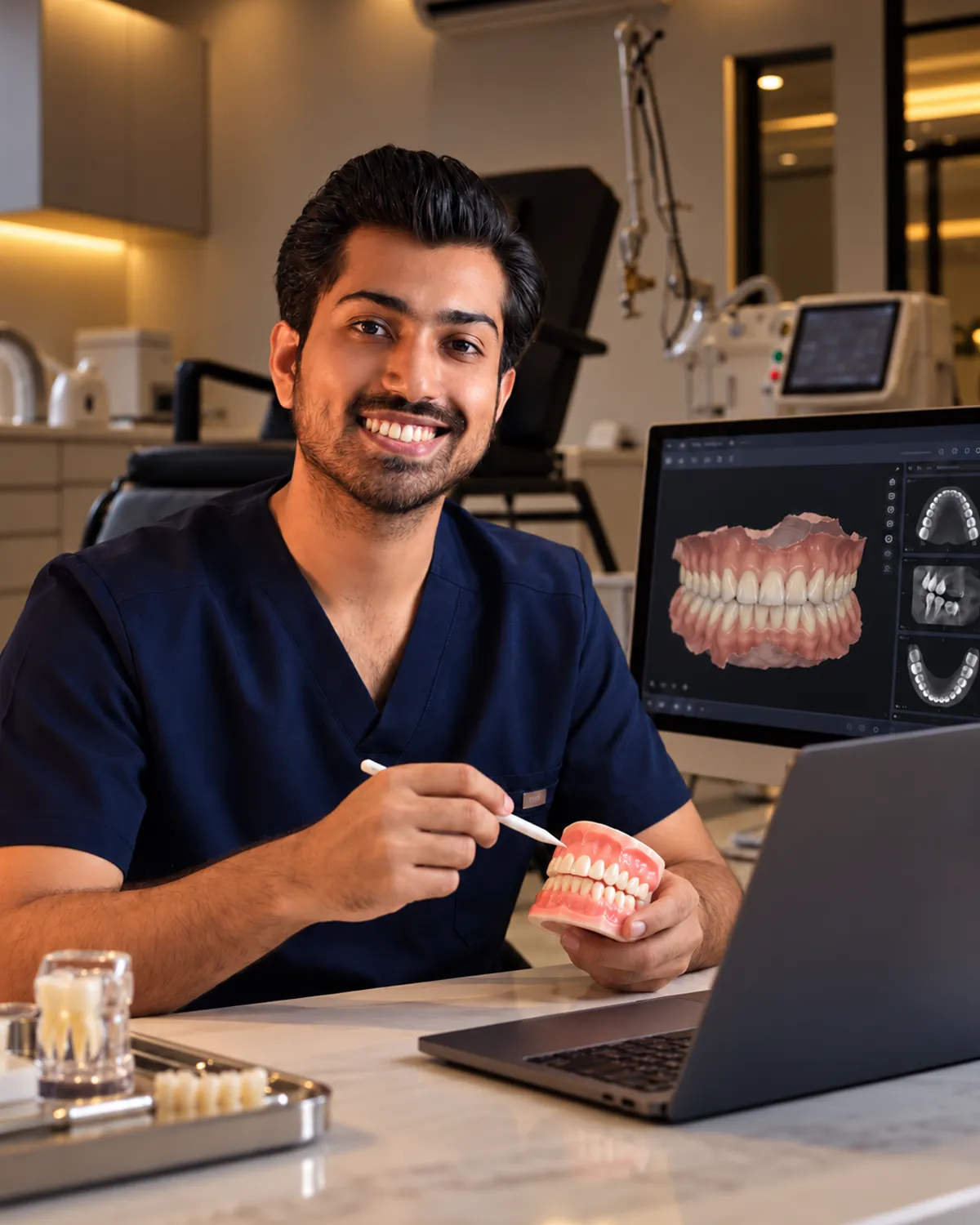 Full Mouth Rehabilitation by Dr. Hashim Iqbal Bawany in Karachi