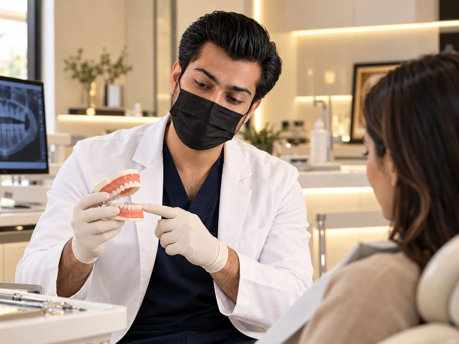 Smile design consultation with Dr. Hashim